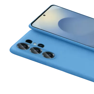 Newface Samsung Galaxy S26 Ultra Nano içi Kadife Silikon - Mavi