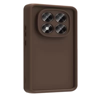 Newface Xiaomi Redmi Note 15 Pro 5G Viera Silikon - Kahverengi