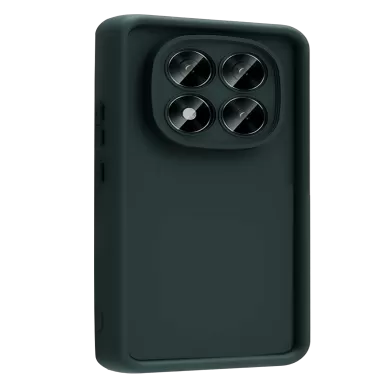 Newface Xiaomi Redmi Note 15 Pro 4G Viera Silikon - Koyu Yeşil