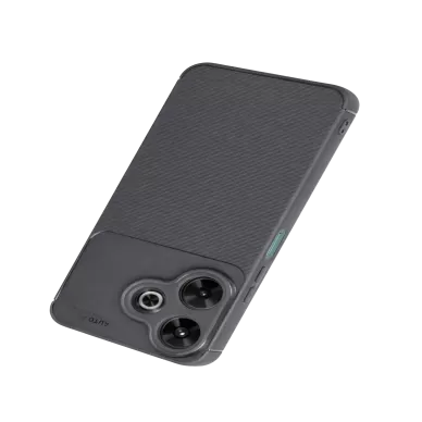 Newface Xiaomi Redmi 13 4G Kılıf Auto Focus Karbon Kapak - Gri