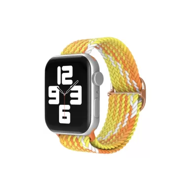 Newface Apple Watch 38mm Star Kordon - Turuncu-Sarı