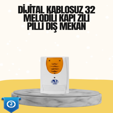 Kablosuz Kapı Zili Düzenli ve Konforlu Yaşam Alanları İçin