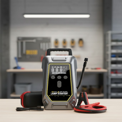 Araç Kullanıcıları İçin Çok Fonksiyonlu Akü Takviye Cihazı