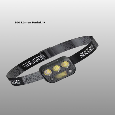 Gece Koşusu İçin LED Kafa Lambası El Sensörlü