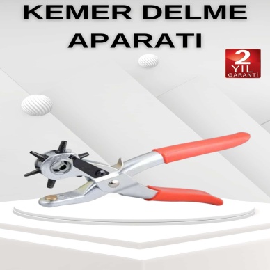 Kemer Delme Makinesi Aleti Kemer Delme Pensi Kumaş Kemer Ayakkabı Deri