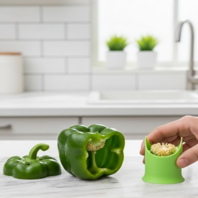 Dolmalık Biber ve Kabak İçin Çekirdek Temizleyici Mutfak Aparatı