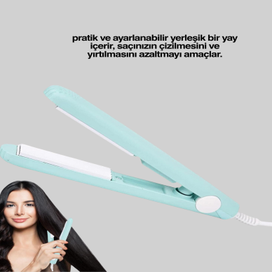 Otomatik Güç Ayarlı Yaylı Sistemli Kısa Saç Kıvırıcı – Çekmeden ve Kırmadan Şekillendirme