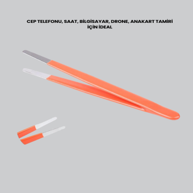 7’li Hassas Uçlu Cımbız Seti Antistatik ESD Kaplamalı Profesyonel