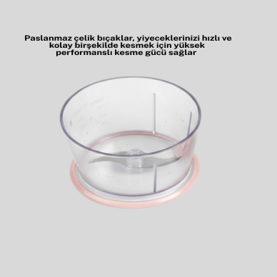 Manuel Sebze Rondosu Pratik Bas Kes Doğrayıcı