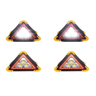 Solar Şarjlı Çok Fonksiyonlu Reflektör Işıklı Ikaz Lambası Acil Durum Reflektörü Acil Durum Uyarı Lambası