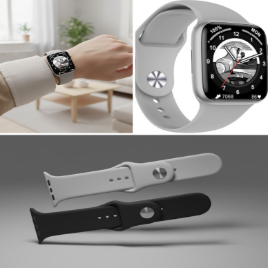 Sesli Görüşme Özellikli Akıllı Saat Sağlık ve Aktivite Takibi