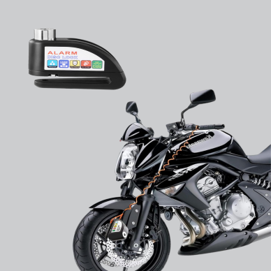 Motosiklet ve Günlük Kullanım İçin Bluetooth Hoparlör ve Disk Kilidi Seti