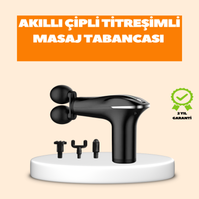 Titreşimli Masaj Aleti Şarjlı Masaj Tabancası Spor Sonrası Kas Gevşetici