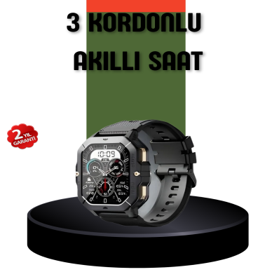 AMOLED Ekranlı Akıllı Saat 10 Gün Pil Ömrü