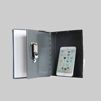 Anahtarlı Gizli Kitap Kasa – Metal İç Yapı Kamuflajlı Sözlük Tasarım