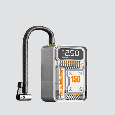 Şarjlı Kablosuz Hava Pompası – 150 PSI Basınç LED Ekran ve 6000mAh Batarya