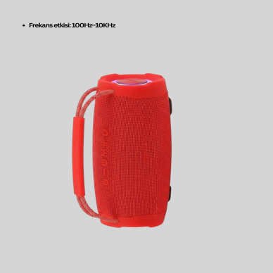 Derin Baslı Çift Hoparlörlü Taşınabilir Kablosuz Hoparlör