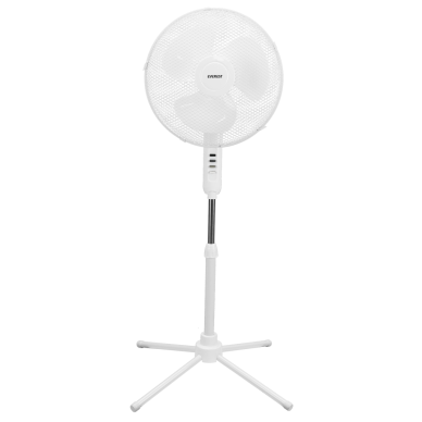 EVEREST FAN10 BEYAZ EcoWind 3 Kademeli Hız 40cm 3 Kanat Pervane ve Çerçeve 45W Otomatik Salınım Yükseklik Ayarlı Vantilatör(1923)