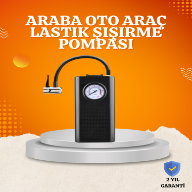 Taşınabilir Elektrikli Oto Motosiklet Bisiklet Lastik Şişirme Pompası