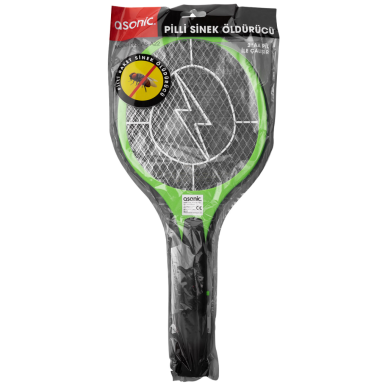 ASONIC AS-A22 Yeşil 2000V Raket Tipi Kalem Pilli Sinek Öldürücü(1923)