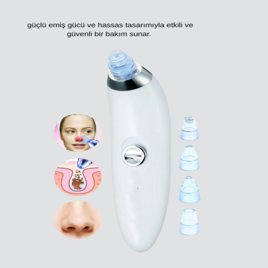 Siyah Nokta ve Gözenek Temizleyici Vakumlu Cihaz – Masajlı Derin Temizlik Teknolojisi