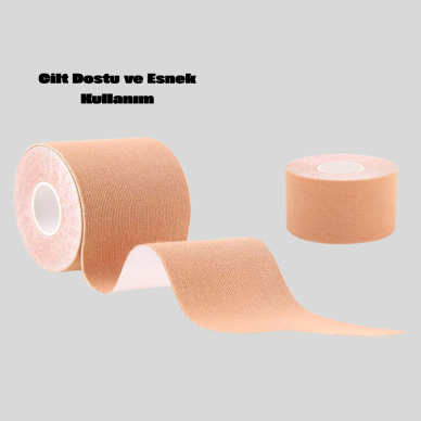 Askısız Görünmez Göğüs Bandı – Dekolteli Kıyafetler İçin Destekleyici Bant