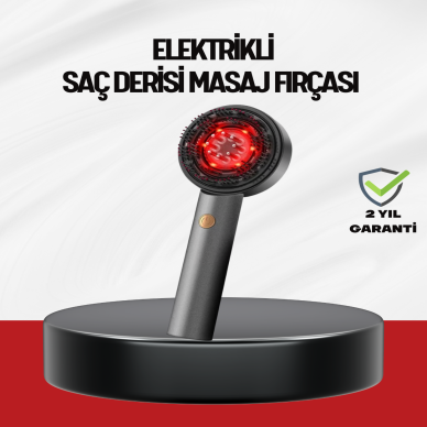 Saç Büyüme Destekleyici Elektrikli Masaj Tarak Yağ Aplikatörlü