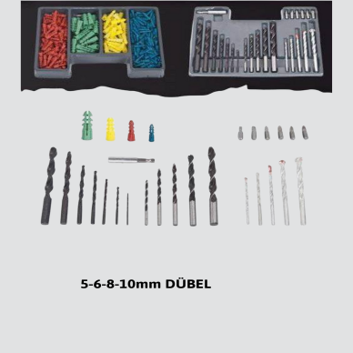 Matkap Ucu Seti Organizerli Çok Amaçlı Delme Uçları