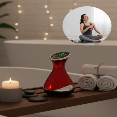 Vakumlu Isıtmalı Elektrikli Kupa Masaj Cihazı Derin Doku Rahatlatıcı