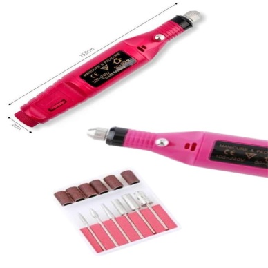 Protez Tırnak Ayak Nasır Ve Tırnak Mantar Makinesi Elektrikli 12v Tırnak Törpü Seti