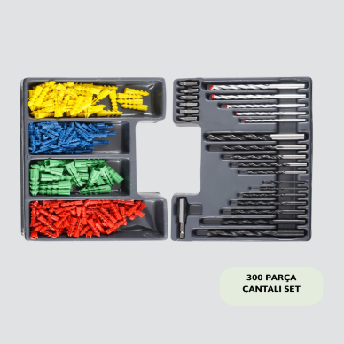 Delme Uç Seti 24 Parça Kutulu Matkap Ucu Ahşap Metal Beton İçin