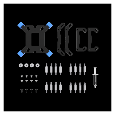 GAMDIAS AURA GL240 V2 240mm RGB 2 Fanlı CPU Sıvı Soğutma(1923)