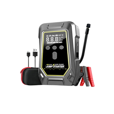 Araçlar İçin Akü Takviye ve Dijital Hava Kompresörü 16000 mAh