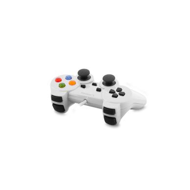 RAMPAGE SG-R602 Beyaz PC/PS3 1.8mt Kablolu Çift Titreşimli GAMEPAD(1923)