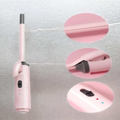 Saç Maşası 10MM İnce Bukleler İçin Yıpranma Önleyici İyon Özelliği