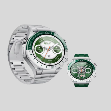 Amoled Smartwatch Harita Modlu Bluetooth Aramalı 3 Değiştirilebilir Kayışlı