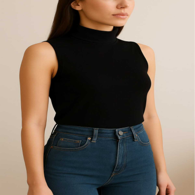 Kadın Kolsuz Body (2 Adet)-(17952)