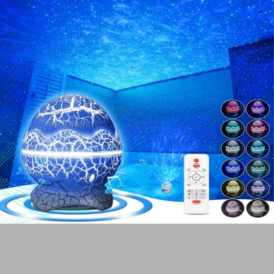 Dinozor Yumurta Gece Lambası Projektör – 14 Renk Seçeneği