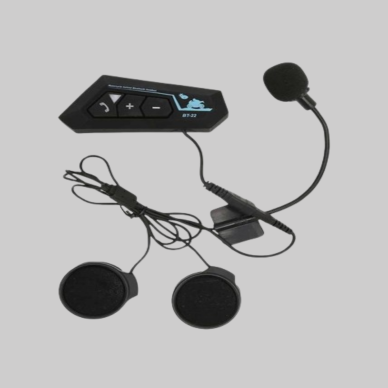 BT22 Kask İçi Bluetooth Kulaklık Hızlı Eşleşme ve Gürültü Önleyici Mikrofon