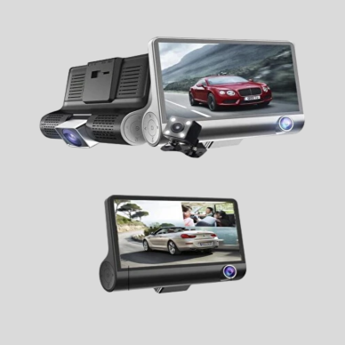 Araç DVR Kamerası 3’lü 170° Geniş Açılı Full HD ve Park Destekli