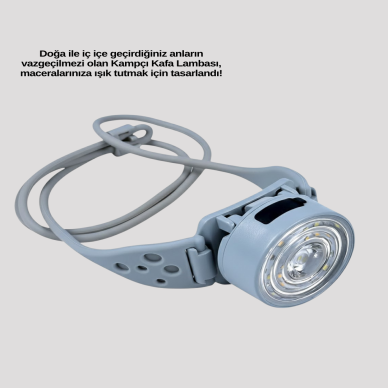 Hafif ve Taşınabilir Kamp Kafa Lambası Ayarlanabilir Işık
