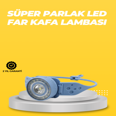 Kampçı Kafa Lambası Su Geçirmez Çok Modlu LED