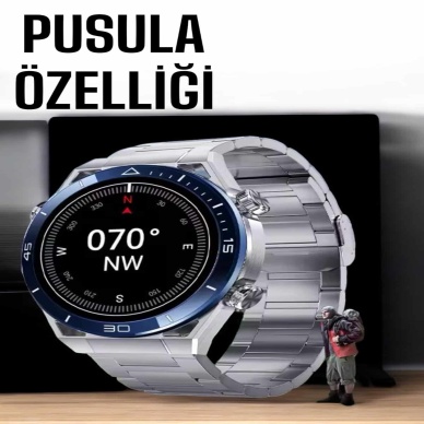 Akıllı Saat Yeni Nesil Bluetooth Bağlantılı Uyku ve Sağlık Takibi NFC ve GPS