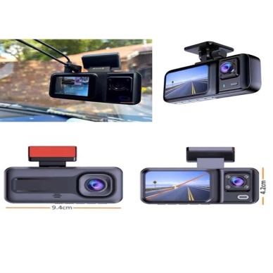 Ön ve Arka Kameralı 2 İnç 1080P Full HD DVR Araç İçi Ekran