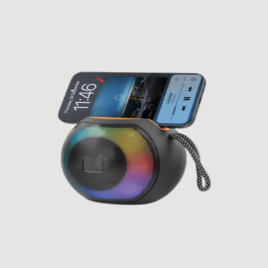 Bluetooth 5.0 Hoparlör – RGB Işıklı Güçlü Bas ve 360° Surround Ses