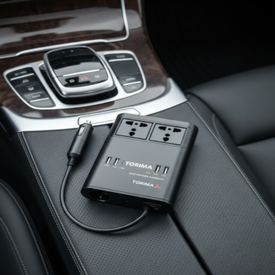 Araçta 220V Kullanım Sağlayan USB Destekli Güç İnvertörü