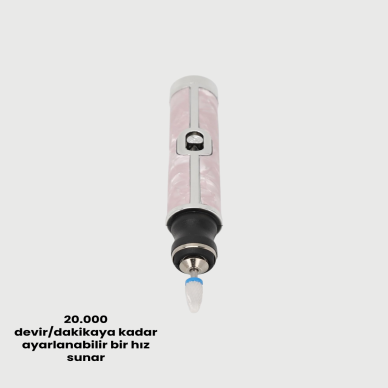 USB Şarjlı Profesyonel 20.000 RPM Elektrikli Oje Sökücü ve Tırnak Bakım Aleti