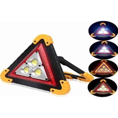 Reflektör Işıklı Ikaz Lambası Şarjlı Çok Fonksiyonlu Işıklı Üçgen Reflektör
