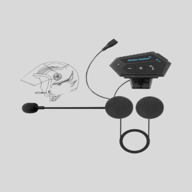 BT22 Kask Bluetooth Kulaklık 5.0 – Suya Dayanıklı Gürültü Önleyici Uzun Pil Ömürlü