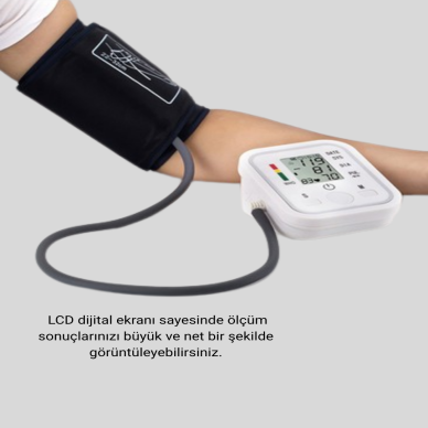 Üst Koldan Ölçüm Dijital Tansiyon Aleti – IHB Aritmi Uyarılı ve Çift Hafızalı (Kopya)